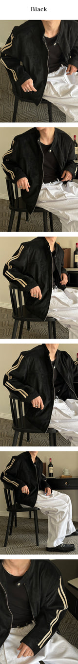 [F/W] Track suede jacket(4color)