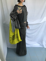 Feminine Flat Neck Long T-Shirt