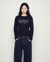 25FW テーパードフィットウォッシングデニムパンツ ブラック