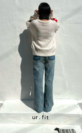 FLARED BOOTCUT DENIM PANTS code 23005