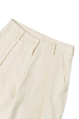 Cotton chino pants_cream