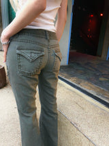 vintage pocket low rise pants
