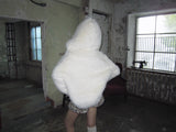 Hoodie fox fur-JK (White)