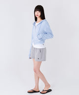 STITCH LOGO PIGMENT BANDING SHORTS [4color]