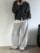 [Unisex] Cash mohair crop cardigan(2color)