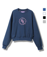 KnK CIRCLE crop sweatshirt(SKMKNK-037)
