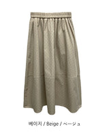 [Dotted Skirt 🌼] Gelopy Waist Banding バルーンフィットドットスカート 4 colors