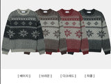 Loa Snow Flake Nordic Pattern Knit