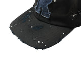 sun bleach denim logo ball cap (denim)