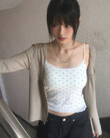 Lethin Dot Lace Sleeveless