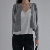 [Paroti] Round-Button Long-Sleeve Cardigan - 5 Colors