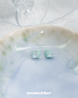 [Hearts2Hearts jiwoo Pick!] (Silver Post) Mint Summer Earring