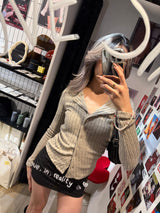 Subtle Stripes Button Up Top - 3 colours