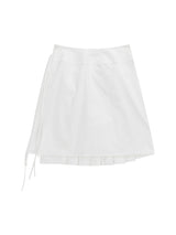 (W) Has Pleats Wrap Skirt