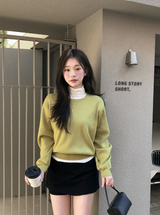 Winter Daily Mood Basic Round Knit (6color)