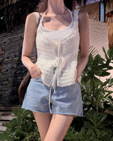 Maenr knit & sleeveless set