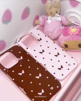 ハートドットウィングスマホケース