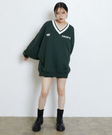 VneckラインリブPO