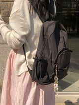フリルリボンリュックサック_vintage black