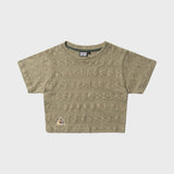 バンプモンスタークロップトップ(KHAKI)