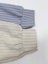 Melon Stripe Hood Shirt