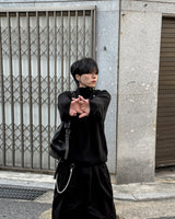 Nell Line Neck Button Knit