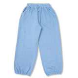 Applique STGM Pigment Washed Wide Jogger Pants Charcoal / Sky Blue