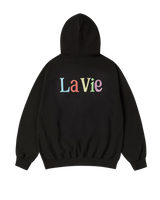 25FW COLOR LOGO HOODIE BLACK