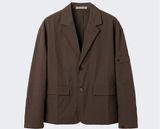 Crop Leisure Utility Jacket Brown