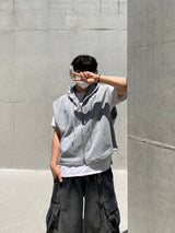 Hade Two Way Hooded Vest 2C