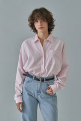 Oxford logo shirt_pink