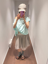 Merci Chiffon Midi Skirt (4color) 