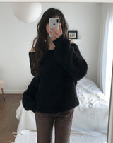 バニーブークレオフショルダーニット