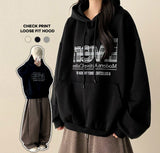 Rika Check Point Fleece Hoodie