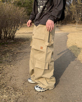 ユーティリティパッチワイドカーゴパンツ
