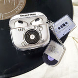 Turntable airpods case