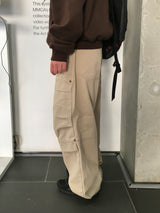 ムーブカットスナップワイドパンツ(3c)