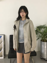 リンクルレザージャンパー