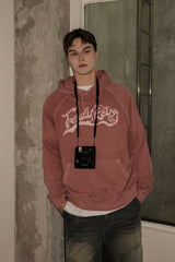 Pigment Wave Logo Hood - Indipink