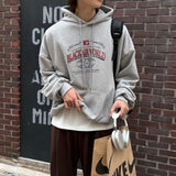 LMN Rio Black Air Oversized-Fit Hoodie (Gray)