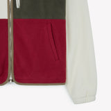Stranger Regular Fit Color-Block Fleece Jacket