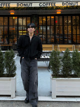 Double carpenter denim pants
