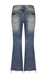 25FW★ [LANARCH] Frayline Bootcut Denim