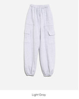 Fleece Cargo Jogger Pants
