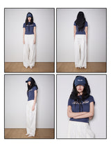 Cropped Signature Tee