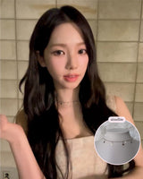 [Aespa Karina Necklace] Little Stars Choker Necklace - Silver Color