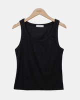 Elven U-Neck Ribbed Sleeveless Top
