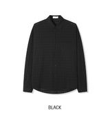 ウェイシースルーチェックシャツ