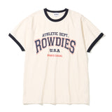 RowdiesリンガーTシャツ_クリーム