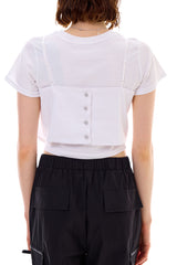 AI RIBBON BUSTIER / WHITE